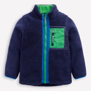 Cosy Windproof Fleece-Navy