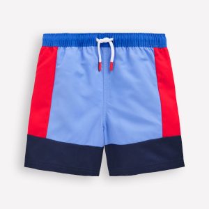 Swim Shorts-Colourblock Stripe
