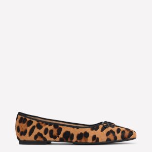 Point Flexi Sole Flats-Classic Leopard