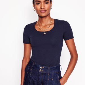 Essential Jersey T-Shirt-Navy