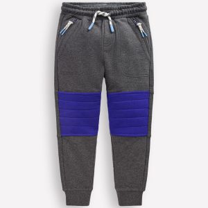 Warrior Knee Joggers-Grey Quilted Knee