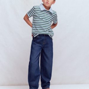 Barrel Jeans-Mid Wash