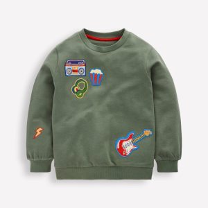 Badge Sweatshirt-Laurel Wreath Activity