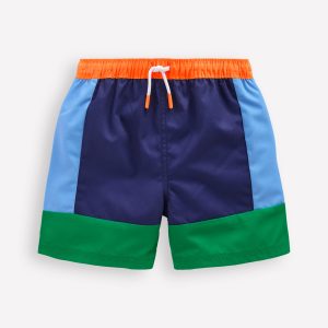 Swim Shorts-Blue and green colourblock