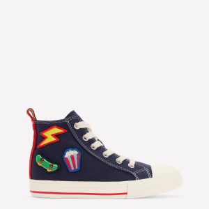 Canvas High Tops-Novelty Patches