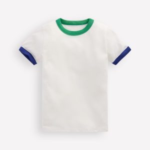 Ringer T-shirt-ivory