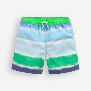 Swim Shorts-Blue Tie Dye