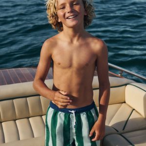 Swim Shorts-Contrast Stripe