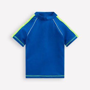 Short Sleeve Rash Vest-Directoire Blue