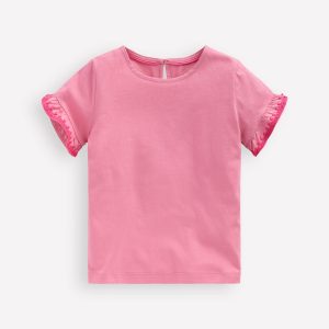 Ruffle Sleeve T-shirt-Polignac