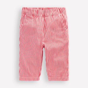 Cotton Pull-on Pants-Red Stripe