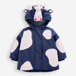 Novelty Fisherman Coat-Cow