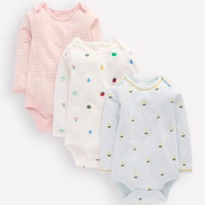 3-pack Cotton Bodies-Multi Daisy