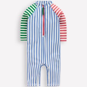 Logo Sun Safe Surfsuit-Hotchpotch Stripe