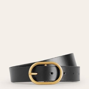 Classic Leather Belt-Black