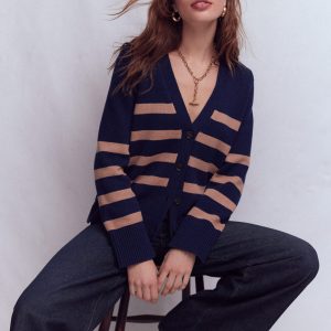 Relaxed Wide Leg Jeans-Indigo