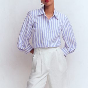 Kensington Linen Shorts-White